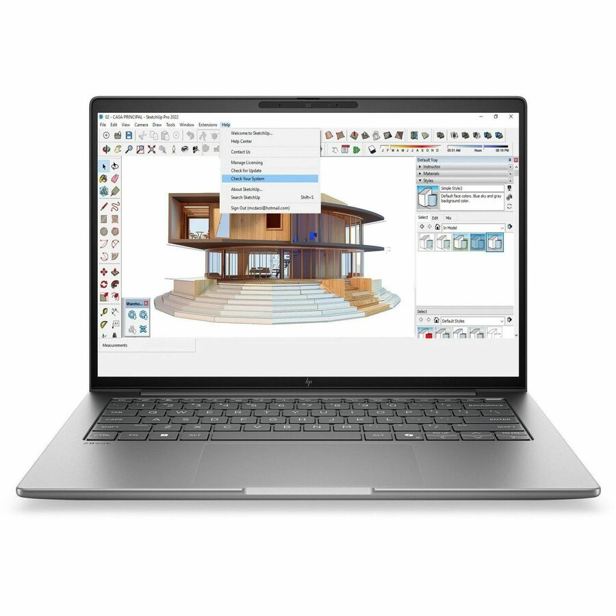 HP ZBook 8 G2a 14" Touchscreen Copilot+ PC Mobile Workstation - WUXGA - 60 Hz - AMD Ryzen AI 9 HX PRO Ryzen AI PRO 400 Series 470 - 32 GB - 512 GB SSD - English Keyboard - Meteor Silver