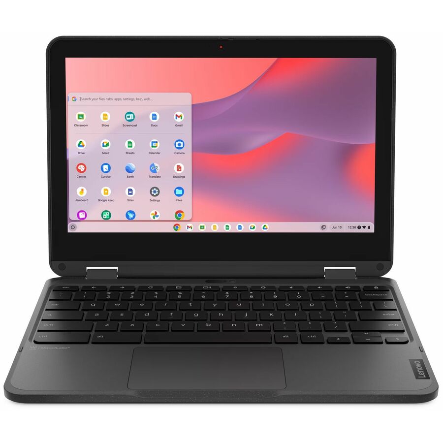 Lenovo 500e Chromebook Gen 4s 83N8000GUS 11.6" Touchscreen Chromebook - HD - 60 Hz - Intel N-Series N150 - 8 GB - 64 GB Flash Memory - English Keyboard - Gray