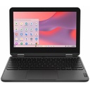 Lenovo 500e Chromebook Gen 4s 83N8000GUS 11.6" Touchscreen Chromebook - HD - 60 Hz - Intel N-Series N150 - 8 GB - 64 GB Flash Memory - English Keyboard - Gray