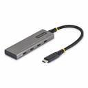 StarTech 4-Port USB-C Hub, 10Gbps, 100W PD Charging, 4x USB-C Ports, Overcurrent Protection, PCR Aluminum, For Laptop/Tablet