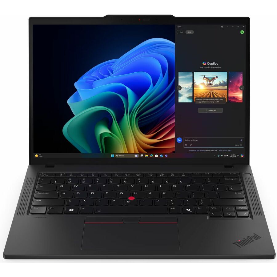 Lenovo ThinkPad T14 Gen 6 21QG00DJUS 14" Copilot+ PC Notebook - WUXGA - 60 Hz - Intel Core Ultra 5 Series 2 236V - 16 GB - 256 GB SSD - English Keyboard - Black