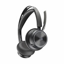 Poly Voyager Focus 2-M USB-C-C Headset USB-C/A Adapter Charging Stand