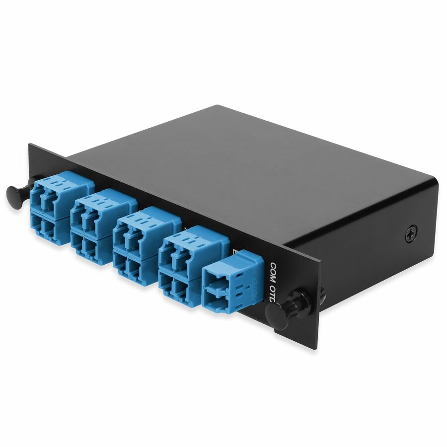 AddOn 12+3 Channel LGX DWDM Mux/Demux C28-C39 with OTDR, Test Tx/Rx, Upgrade, and Express Ports, LC/UPC Connectors
