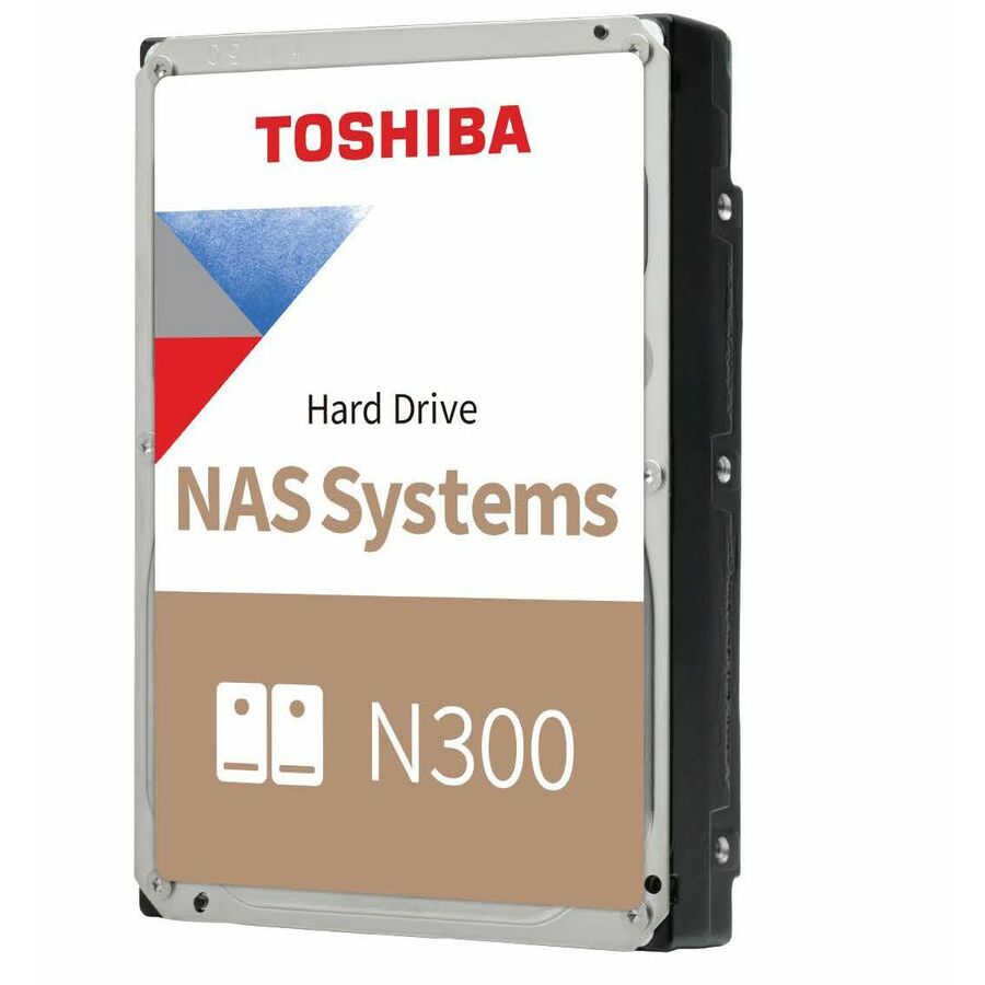 Toshiba N300 HDWG81GXZSTA 16 TB Hard Drive - 3.5" Internal - SATA (SATA/600) - Conventional Magnetic Recording (CMR) Method