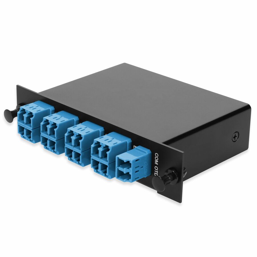 AddOn 12+3 Channel LGX DWDM Mux/Demux C52-C63 with OTDR, Test Tx/Rx, Upgrade, and Express Ports, LC/UPC Connectors