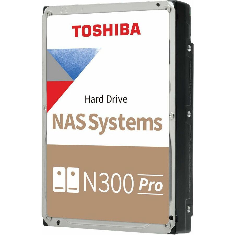 Toshiba N300 Pro HDWG81JXZSTB 18 TB Hard Drive - 3.5" Internal - SATA (SATA/600) - Conventional Magnetic Recording (CMR) Method