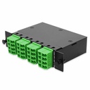 AddOn 24+3 Channel LGX DWDM Mux/Demux C16-C39 with OTDR, Test Tx/Rx, Upgrade, and Express Ports, LC/APC Connectors