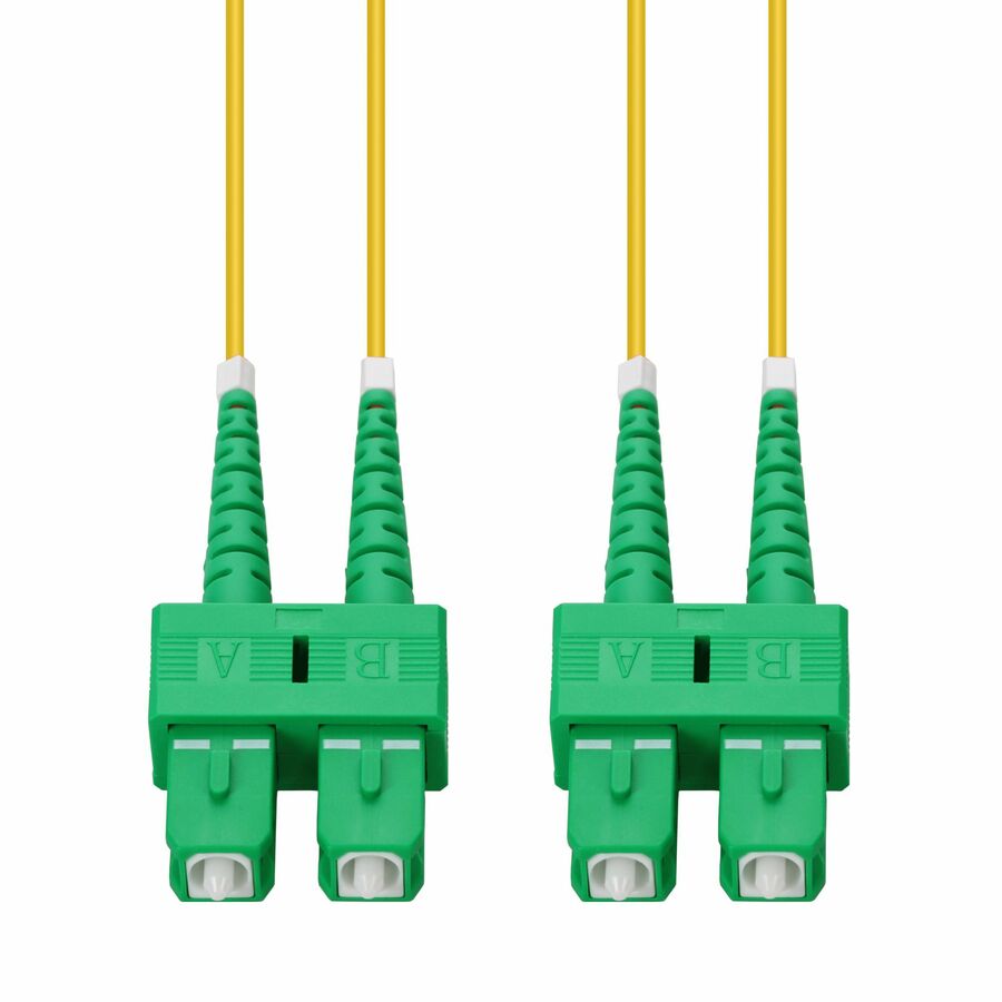 AddOn 3m ASC to ASC Yellow OS2 Duplex OFNP (Plenum-Rated) SMF Fiber Patch Cable
