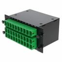 AddOn 24+3 Channel LGX DWDM Mux/Demux C40-C63 with OTDR, Test Tx/Rx, Upgrade, and Express Ports, SC/APC Connectors