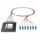 AddOn 4+2 Channel OSP DWDM Mux/Demux C16-C19 with Upgrade and Express Ports, LC/UPC Connectors on 40in Single-Mode Pigtails
