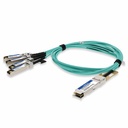 AddOn MSA and TAA 100GBase-AOC QSFP28 to 4xSFP28 Active Optical Cable (850nm, MMF, 2m)