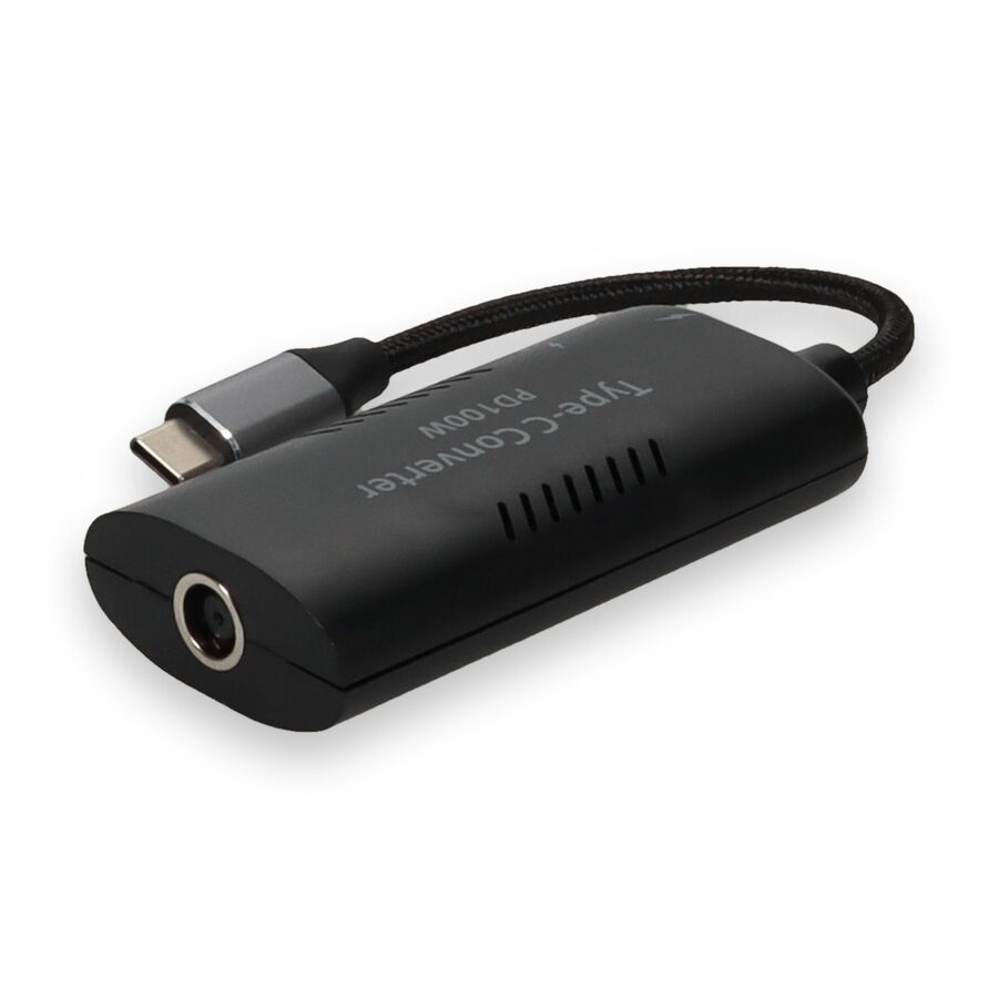 AddOn Dell 470-ACFH Compatible Black 7.4 mm x 5.0 mm to USB-C Power Adapter Tip