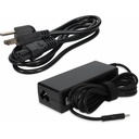 AddOn Dell 492-BBUU Compatible 45W 19.5V at 2.25A Black USB-C Laptop Power Adapter and Cable