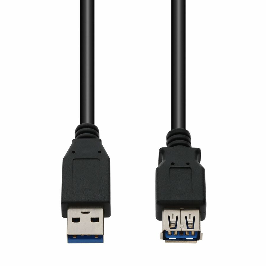 AddOn 10ft USB A 3.0 (Male) to USB A 3.0 (Female) Black Cable, 5Gbps