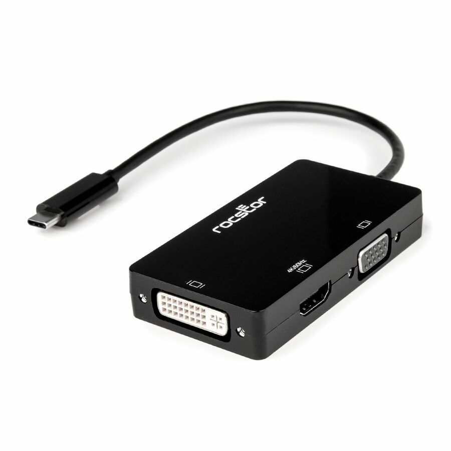 Rocstor Premium USB-C Multiport Video Adapter 3-in-1