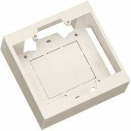 Ortronics Mounting Box for Faceplate, Gang Box - Fog White