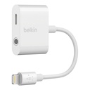 Belkin 3.5 mm Audio and Charge for iPhone and iPad Lightning Adapter