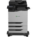 Lexmark CX820dtfe Laser Multifunction Printer-Color-Copier/Fax/Scanner-52 ppm Mono/52 ppm Color Print-1200x1200 Print-Automatic Duplex Print-200000 Pages Monthly-1750 sheets Input-Color Scanner-1200 Optical Scan-Color Fax-Gigabit Ethernet