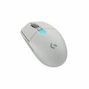Logitech G305 X SUPERLIGHT Wireless Gaming Mouse, Lightweight 59 g Rechargeable PC Gaming Mouse, HERO 44K Sensor, Bluetooth, White