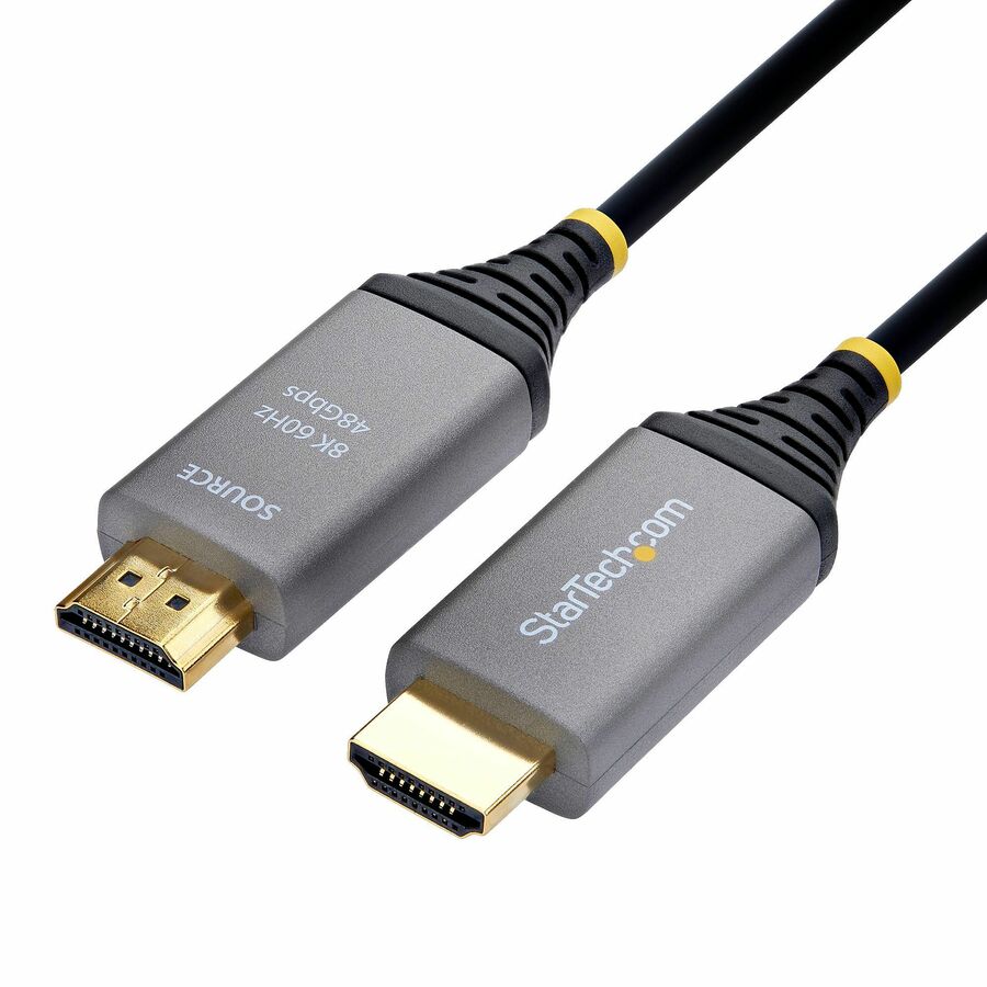StarTech 65ft (19.8m) HDMI 2.1 Hybrid Active Optical Cable (AOC), CMP Plenum, 8K 60Hz, 48Gbps, Ultra High Speed HDMI Cable