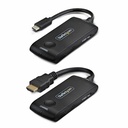 StarTech Wireless USB-C to HDMI Extender for Meeting Rooms, 4K 60Hz, 65ft Range, USB Powered, Plug-and-Play Tx and Rx Kit