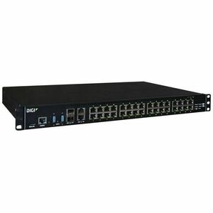 Digi Connect EZ 32 Dual Power - Serial Server, 32-port, RS-232/422/485, Dual DC Power