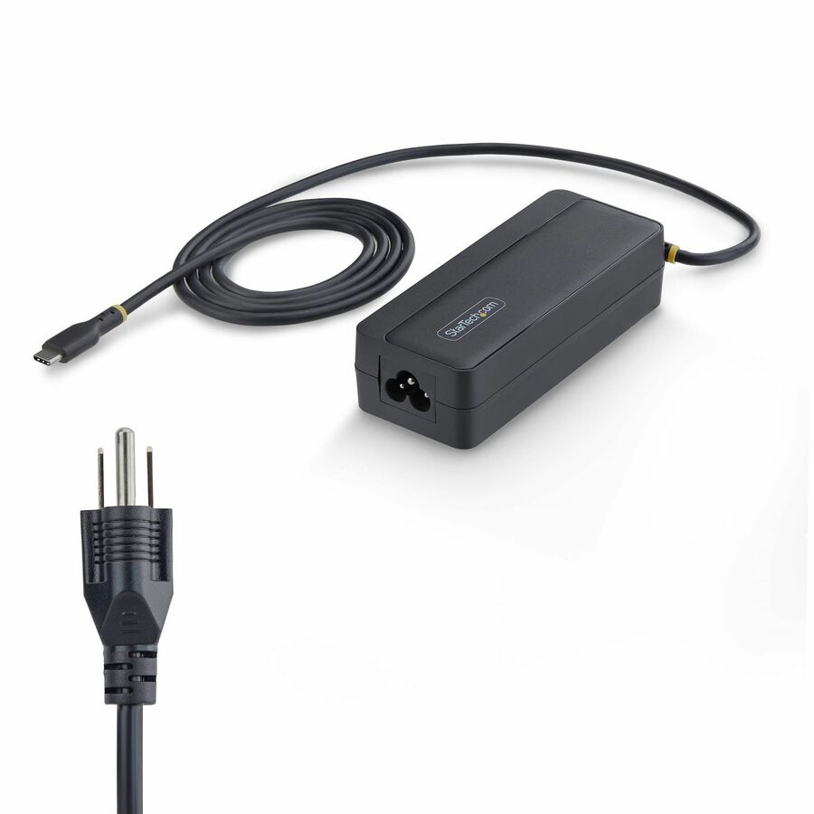 StarTech 140W USB-C Laptop Charger with 4ft (1.2m) Tethered USB-C Cable, GaN Power Adapter Brick for MacBook M3/M4/M5 Pro/Max