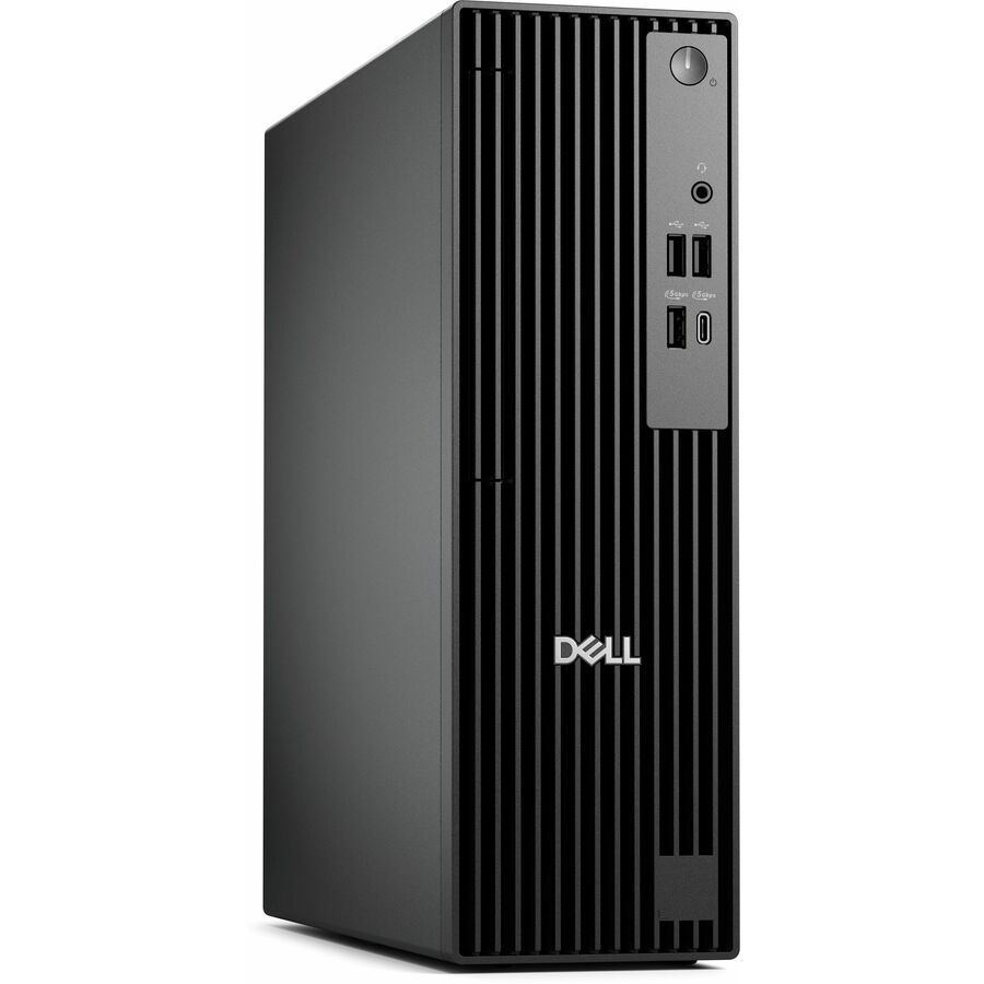 Dell Pro QCS1250 Desktop Computer - Intel Core Ultra 5 235 - vPro Technology - 16 GB - 256 GB SSD - Slim PC - Standard Black