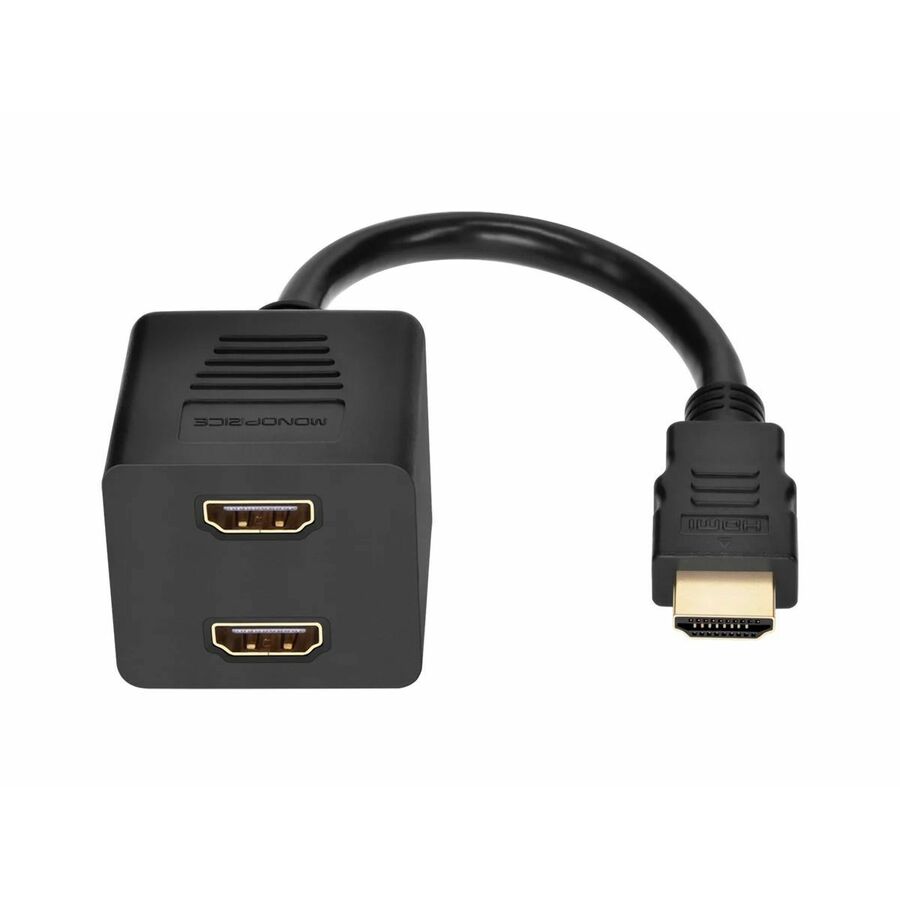 Monoprice Video/Audio Splitter - HDMI Male to 2x HDMI Female