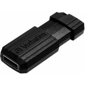 64GB PinStripe USB Flash Drive - Black