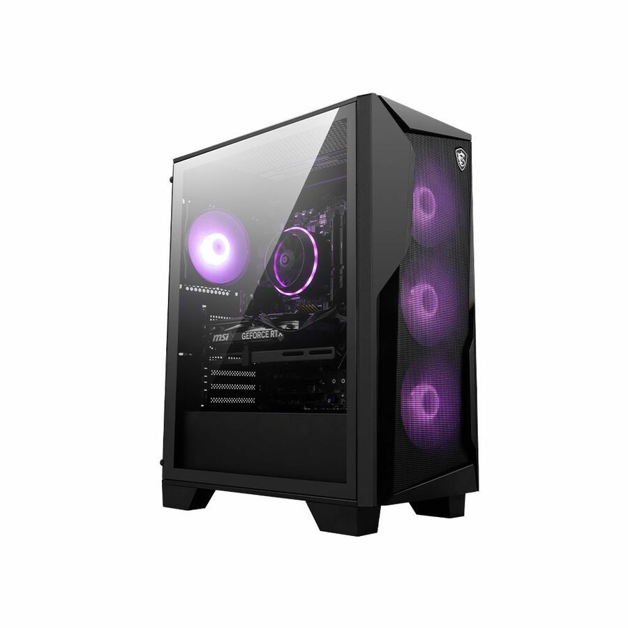 MSI Codex R2 B14NVK5-699US Gaming Desktop PC - Intel Core i5-14400F, GeForce RTX 5050, 16GB DDR5, 1TB NVMe SSD, Windows 11 Home, Black