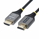 StarTech 3ft (91cm) Premium Certified High Speed HDMI Cable, Ultra Flexible HDMI Cable, 4K60Hz/1440p144Hz, Braided HDMI 2.0 Cord