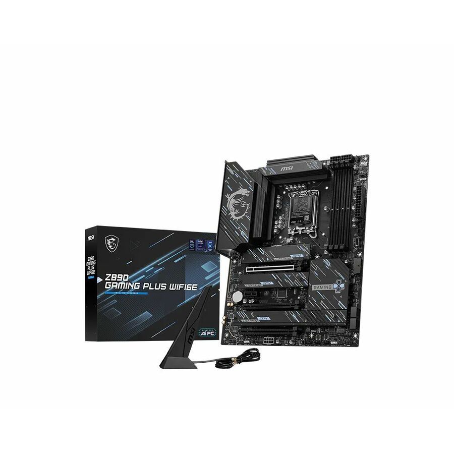 MSI Z890 GAMING PLUS WIFI6E Gaming Desktop Motherboard - Intel Z890 Chipset - Socket LGA-1851 - ATX