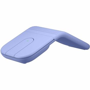 Logitech Mobi Fold, Ultra-Portable Travel Mouse, Small and Light, Touch Scroll, Quiet Clicks, 4K DPI, Bluetooth, Lilac