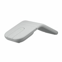 Logitech Mobi Fold, Ultra-Portable Travel Mouse, Small and Light, Touch Scroll, Quiet Clicks, 4K DPI, Bluetooth, Off-White