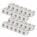 StarTech Cat6 Keystone Jack, 24-Pack RJ45 Ethernet Keystone Jacks, UTP Cat6 Wall Jack, 90-Degree 110 Punch Down, White