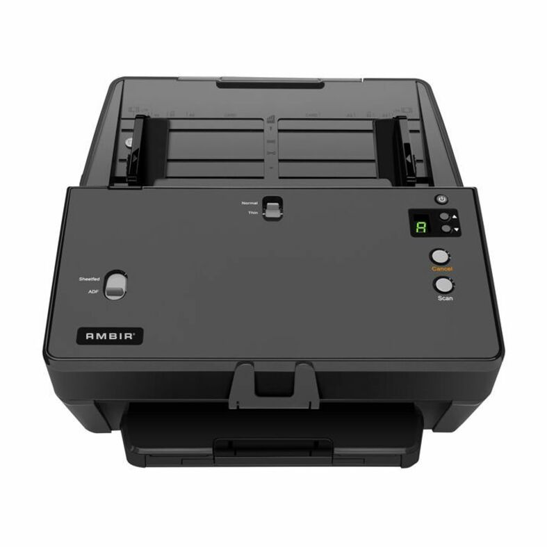 Ambir nScan 1060 multi-page high speed document scanner - supports document, card- 60ppm - duplex-color/B&W/greyscale - TWAIN - USB 3.0 - Black