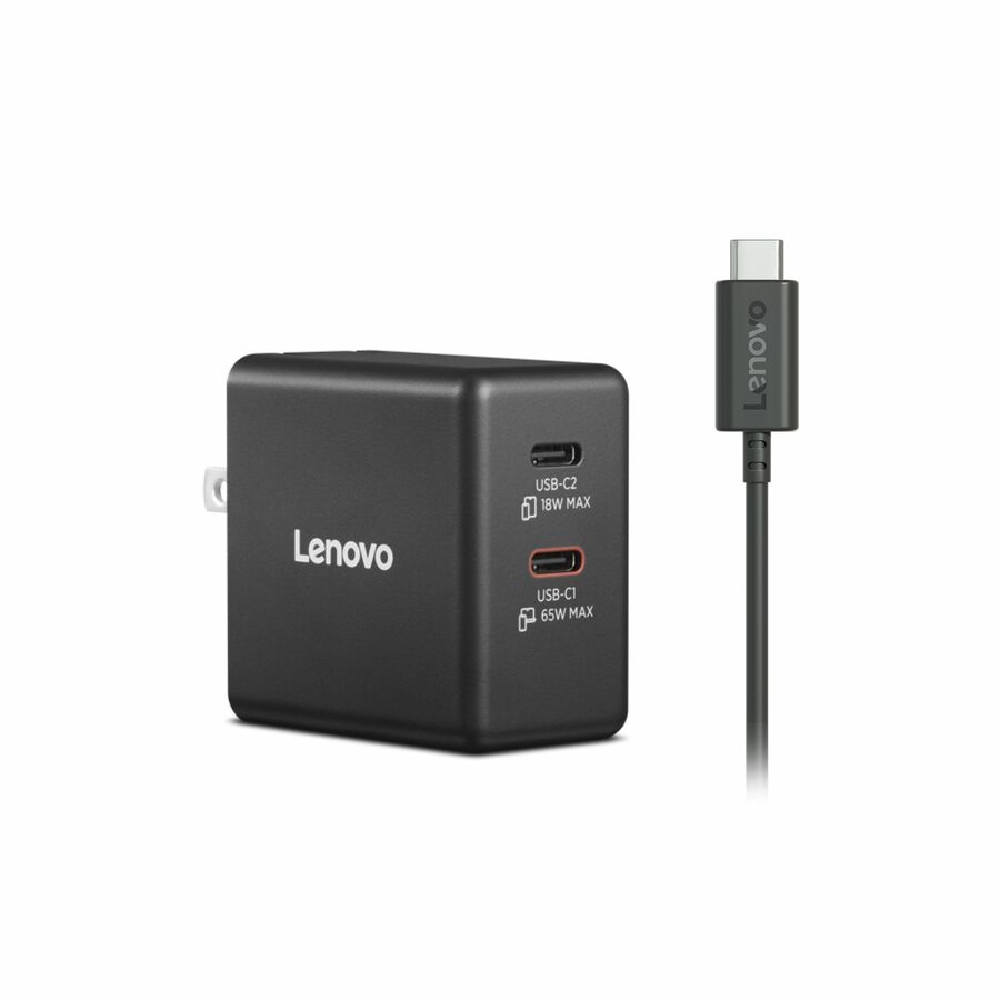Lenovo Dual USB-C 65W GaN Charger