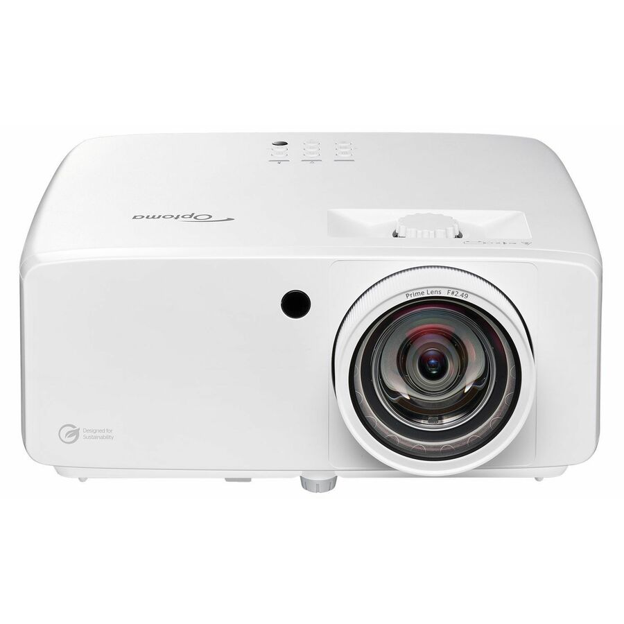 Optoma ZK521ST 3D Short Throw DLP Projector - 16:9 - Wall Mountable - White