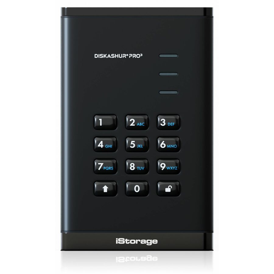 iStorage diskAshur PRO3 2 TB Portable Solid State Drive | FIPS 140-3 Level 3 Pending | Incorporated Common Criteria EAL 5+ | PIN protected | Dust/Water Resistant | TAA Compliant