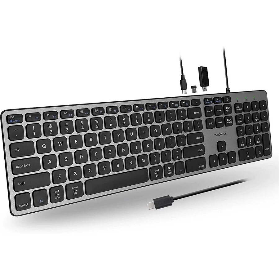 Macally UCZKEYHUBACSG Keyboard