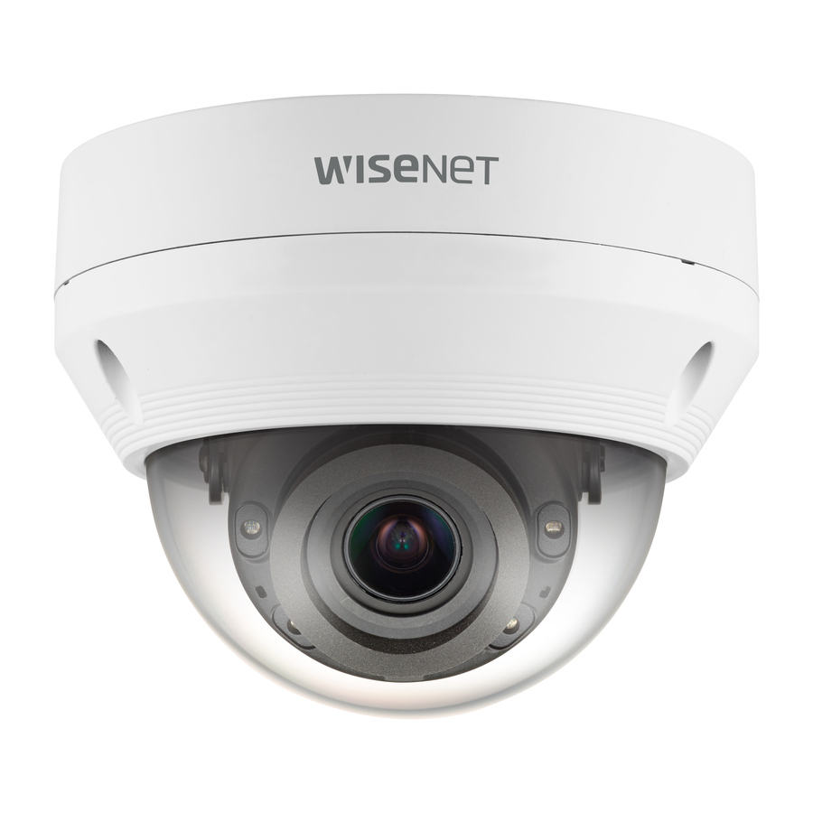 Wisenet QNV-8080R 5 Megapixel HD Network Camera - Dome - White