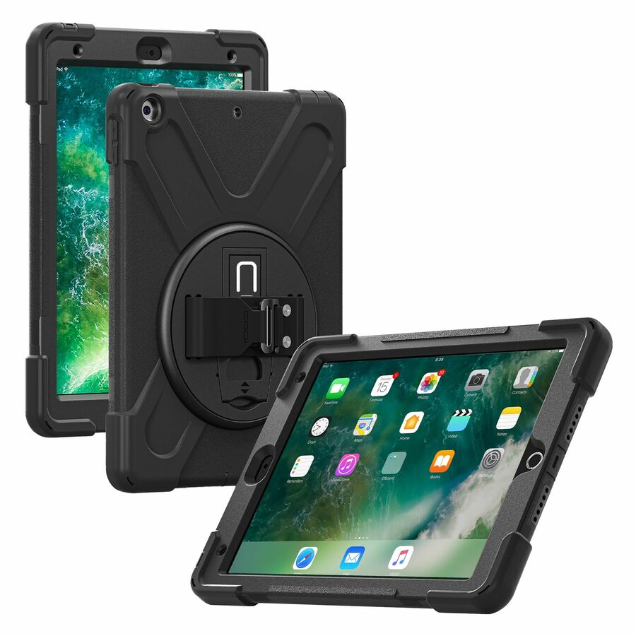 CODi Rugged Case for iPad 9.7" (5th, 6th Gen) - 360° Protection with Kickstand, Hand Strap & Shoulder Strap