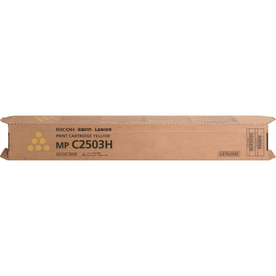 Ricoh Original Laser Toner Cartridge - Yellow - 1 Each