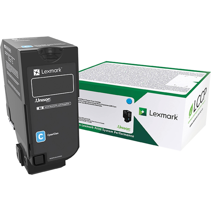 Lexmark Unison Original Standard Yield Laser Toner Cartridge - Cyan - 1 Each