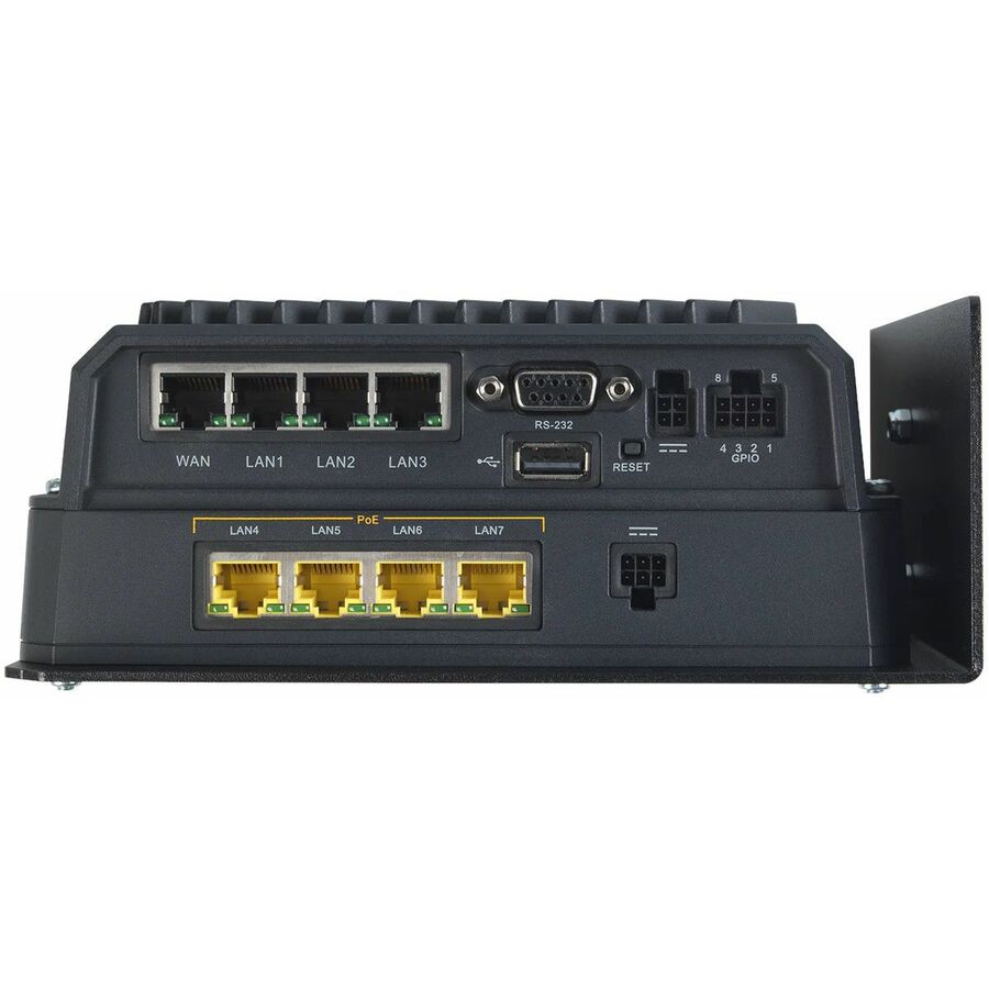 RACKMOUNT.IT Din Rail Mount for Router - Jet Black