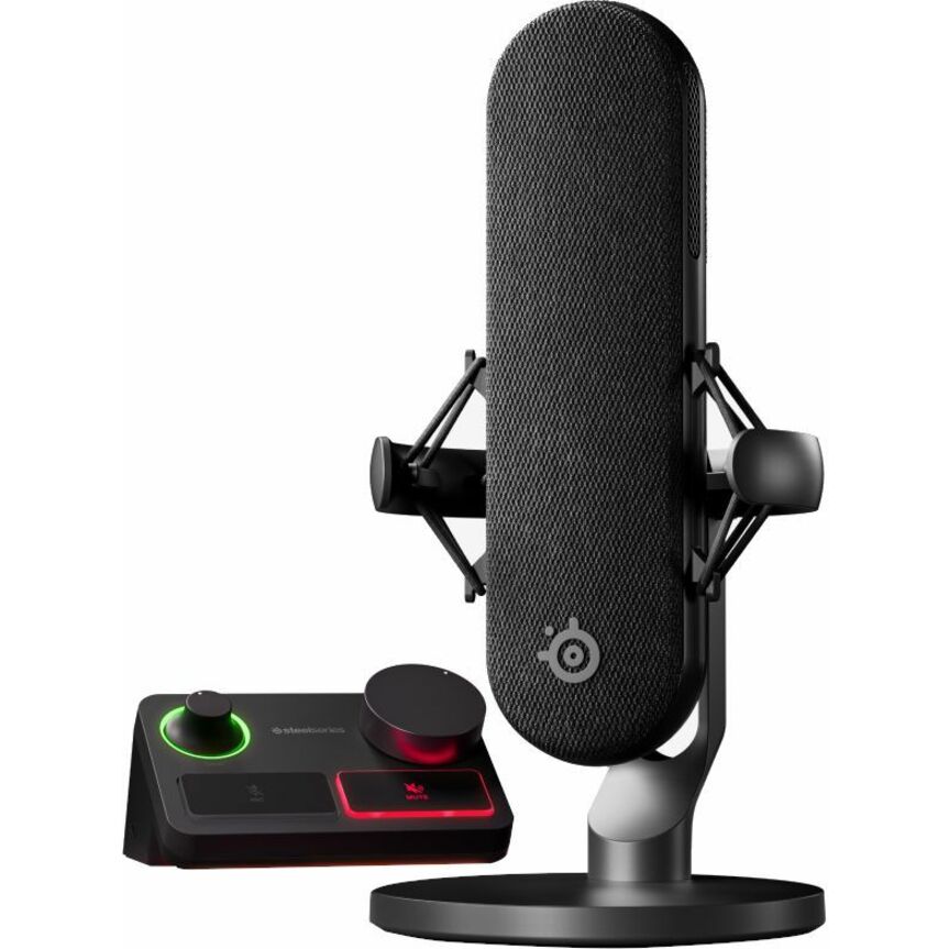 SteelSeries Alias Pro Wired Noise Cancelling, Condenser Microphone for Studio, Gaming, Broadcasting, Podcasting, Live Streaming