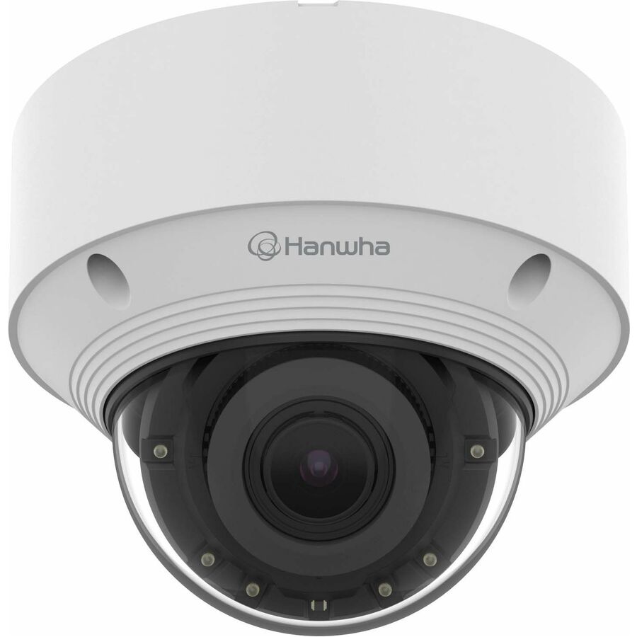 Wisenet QNV-C6083R 2 Megapixel Outdoor Full HD Network Camera - Color - Dome - White - TAA Compliant