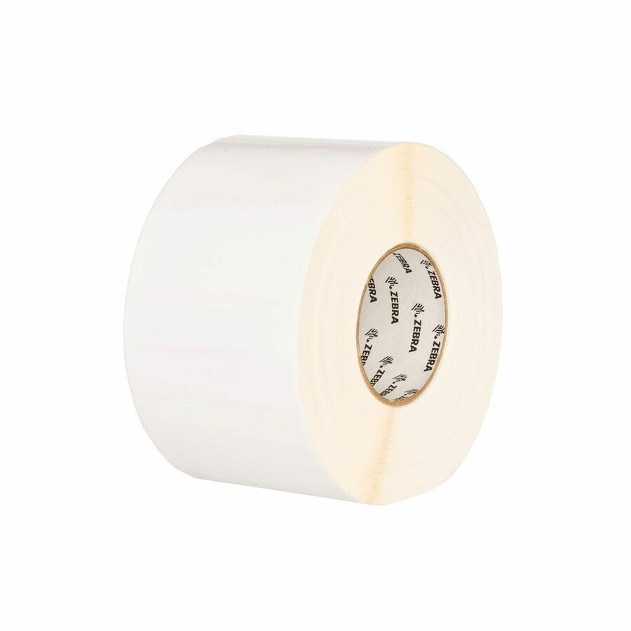 Zebra Label Polypropylene 4 x 2in Thermal Transfer Zebra PolyPro 3000T 1 in core