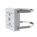 AXIS T91B47 Pole Mount for Camera Mount, Camera Housing, Speaker, Radar Detector, Network Camera - White